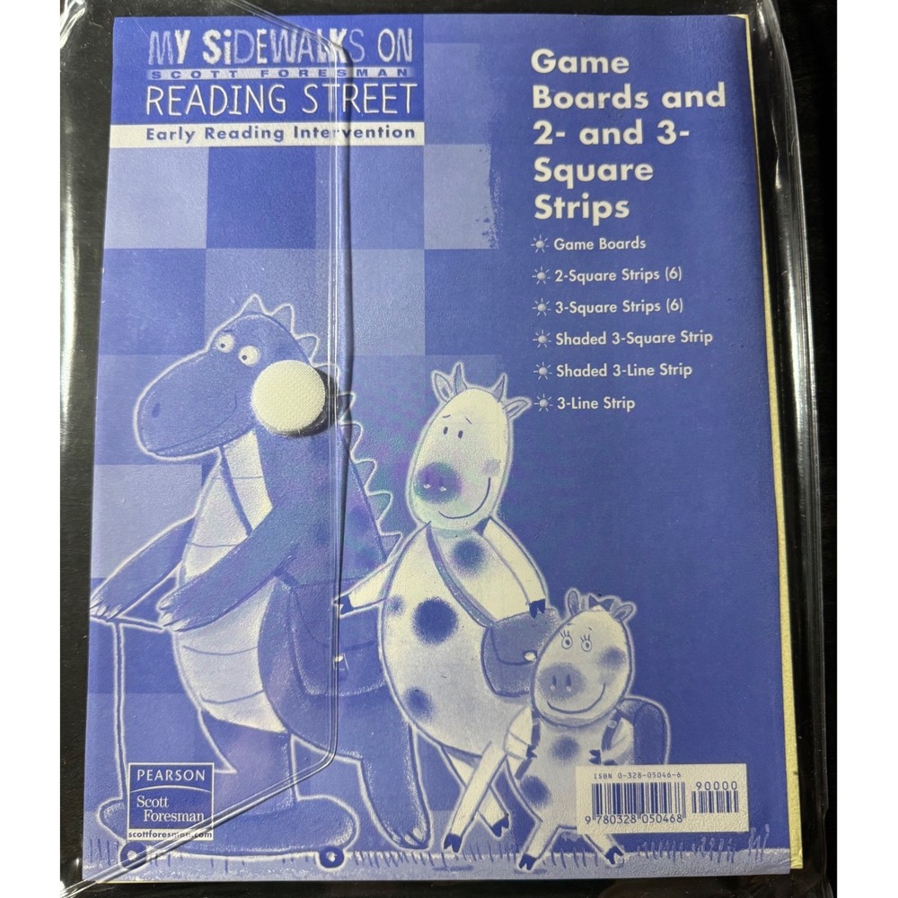 Scott Foresman My Sidewalks Parts 1-4 Reading Street Kit Game Boards & Strips